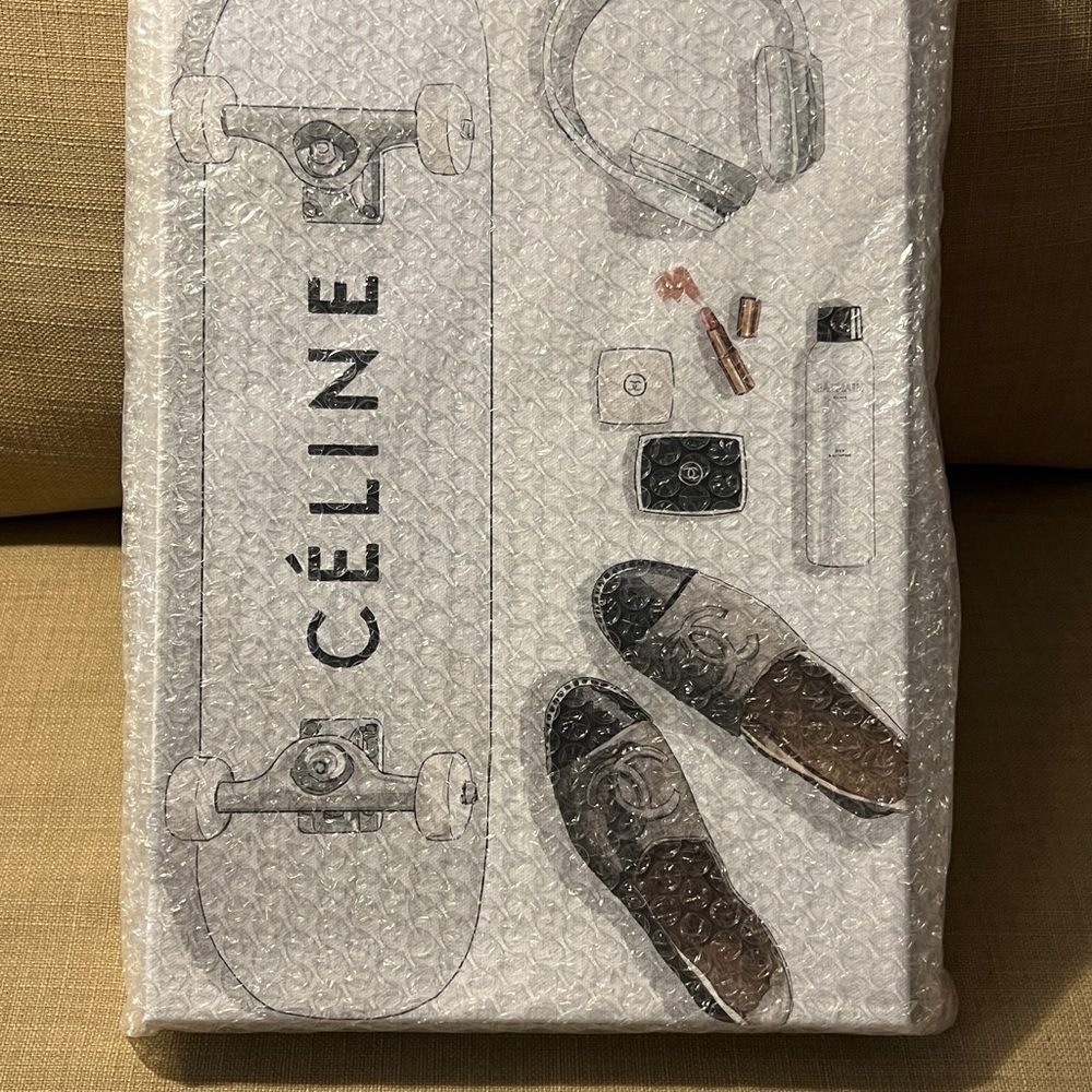 Oliver Gal Céline Skateboard Wall Art